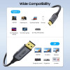 Καλώδιο Tech-Protect UltraBoost USB-C σε DisplayPort 1.4, 8K 60Hz, 180 cm, Μαύρο