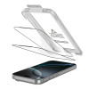 Tech-Protect Quick Set+ Προστατευτικό Οθόνης από Σκληρυμένο Γυαλί για Apple iPhone 17 Pro Max, Μαύρο (2 τεμ.)