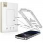Tech-Protect Quick Set+ THP4500 Προστατευτικό Οθόνης από Σκληρυμένο Γυαλί για Apple iPhone 17 Pro, Μαύρο (2 τεμ.)