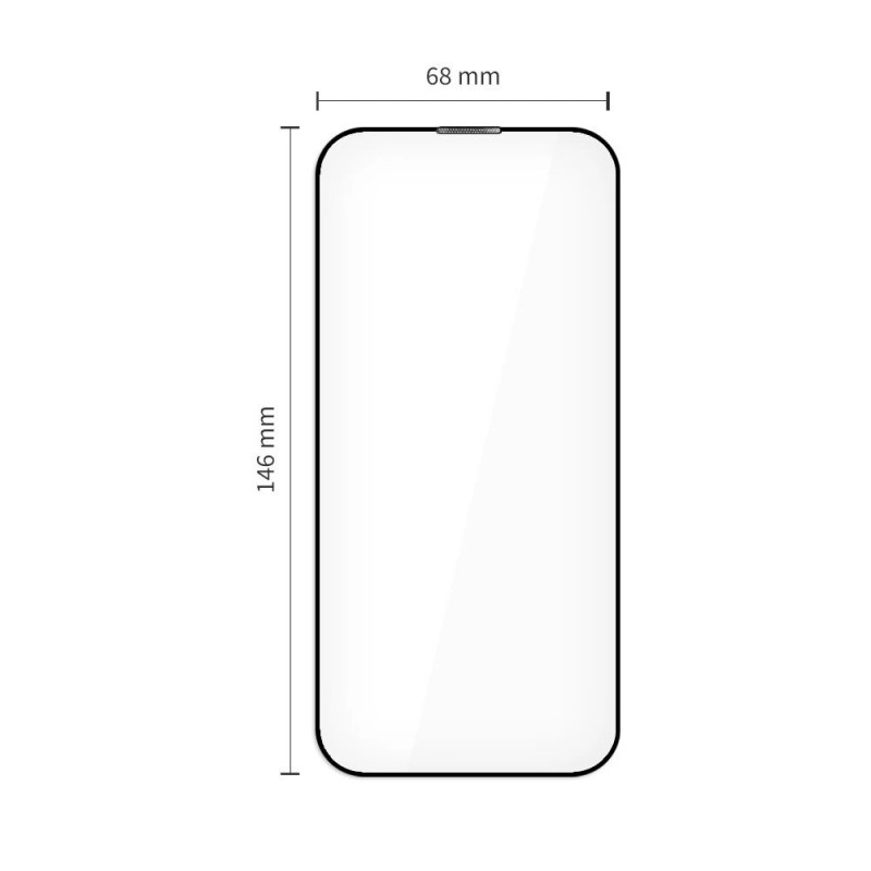 Tech-Protect Quick Set+ THP4498 Προστατευτικό Οθόνης από Σκληρυμένο Γυαλί για Apple iPhone 17, Μαύρο (2 τεμ.)