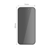 Tech-Protect Glass Spy+ THP4511 Εμπιστευτικότητας Σκληρυμένο Γυαλί για Apple iPhone 16 Pro Max / 17 Pro Max (2 τεμ.)