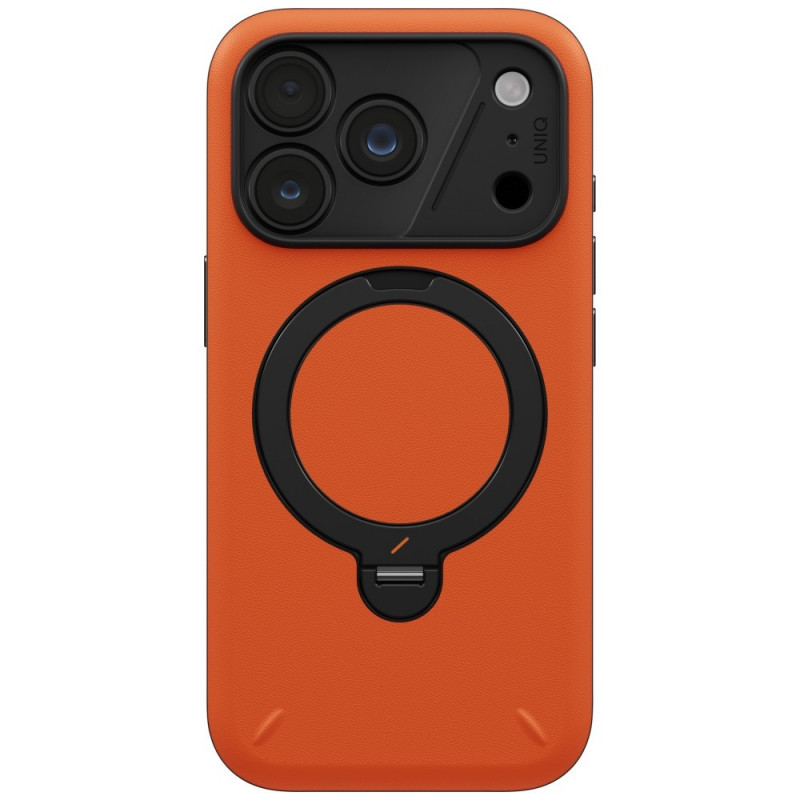 Θήκη UNIQ Elix για Apple iPhone 18 Pro / 17 Pro, περιστρεφόμενο kickstand 360°, πορτοκαλί