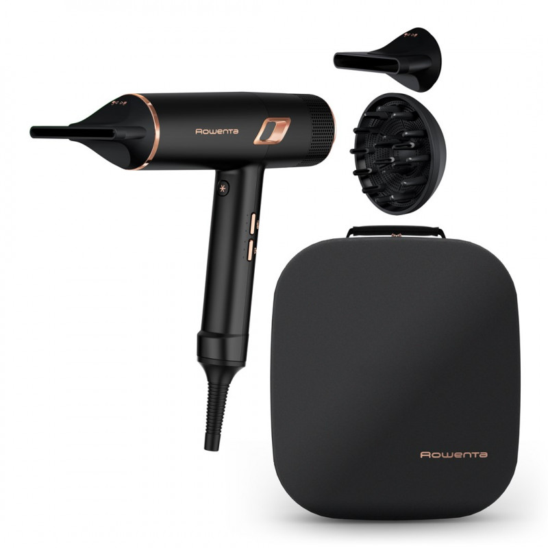 Πιστολάκι μαλλιών Rowenta Ultimate Experience CV9920F0, 2000 W, μαύρο/χαλκό