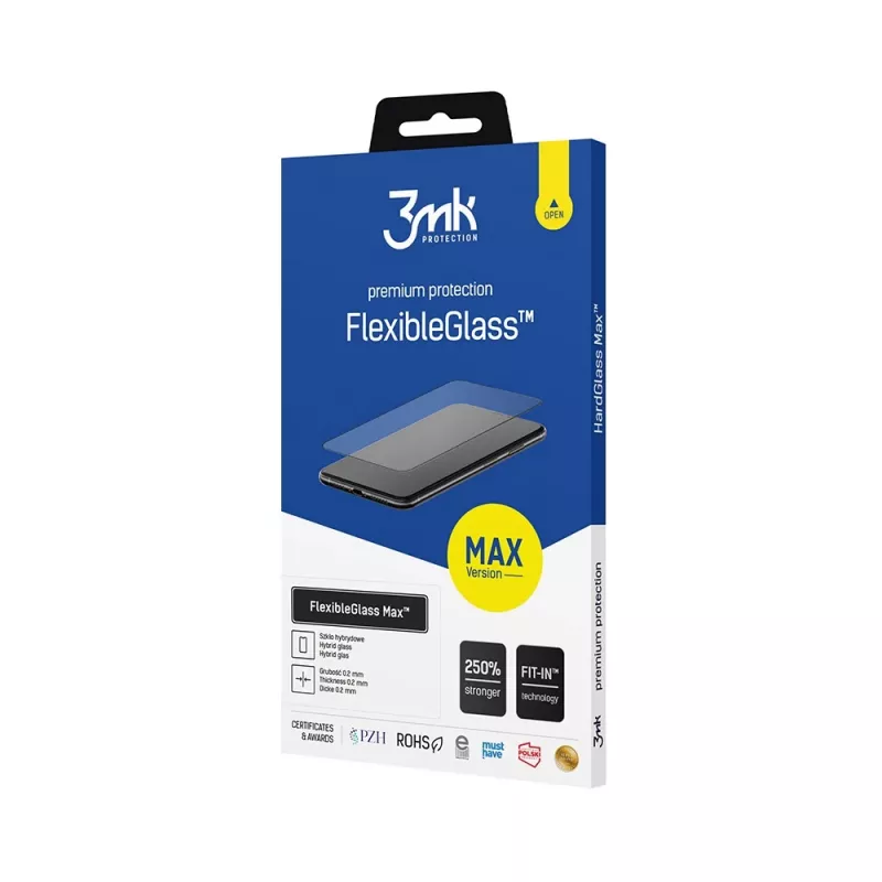 3mk FlexibleGlass Max υβριδικό γυαλί για Apple iPhone 11, μαύρο