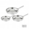 Σετ τηγανιών Tefal Duetto On B866S334, 3 τεμ., 20/24/28 cm, ανοξείδωτο ατσάλι