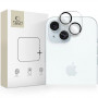 Tech-Protect Cam Fit+ Προστατευτικό Γυαλί Φακού Κάμερας για Apple iPhone 14 / 14 Plus / 15 / 15 Plus, Διαφανές