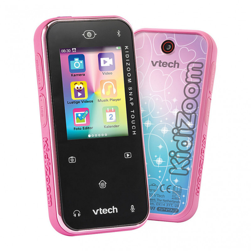 VTech KidiZoom Snap Touch 80-549254 Παιδική ψηφιακή φωτογραφική μηχανή, ροζ