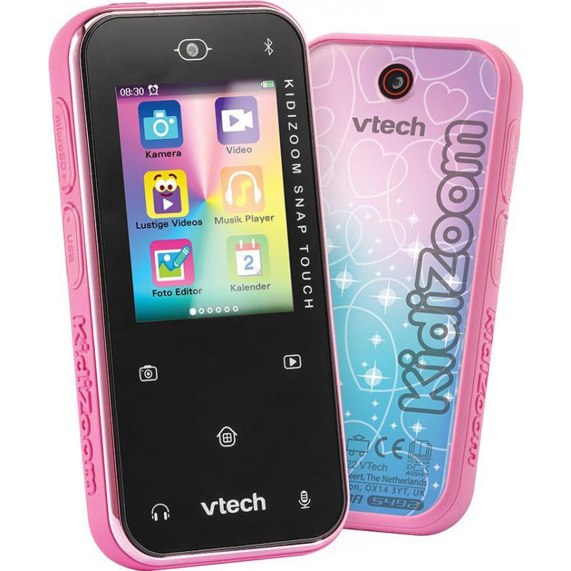 VTech KidiZoom Snap Touch 80-549254 Παιδική ψηφιακή φωτογραφική μηχανή, ροζ