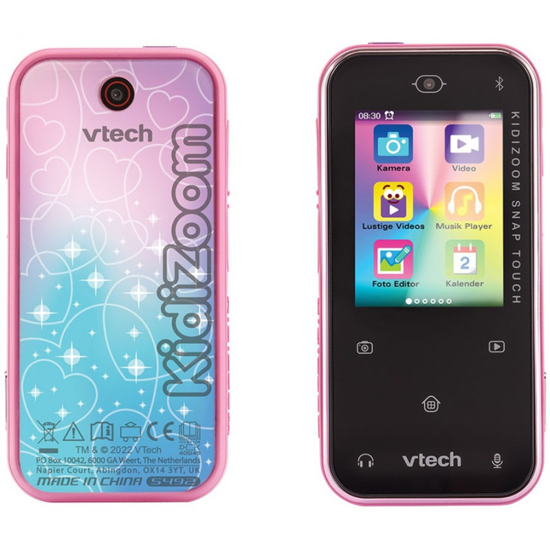 VTech KidiZoom Snap Touch 80-549254 Παιδική ψηφιακή φωτογραφική μηχανή, ροζ