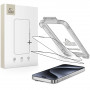 Tech-Protect Quick Set+ Ενισχυμένο Γυαλί για Apple iPhone 15 Pro (2 τεμ.), Μαύρο