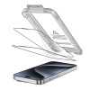 Tech-Protect Quick Set+ Ενισχυμένο Γυαλί για Apple iPhone 15 Pro (2 τεμ.), Μαύρο