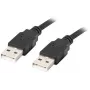 Καλώδιο Lanberg USB-A M/M 2.0 0.5 m, Μαύρο