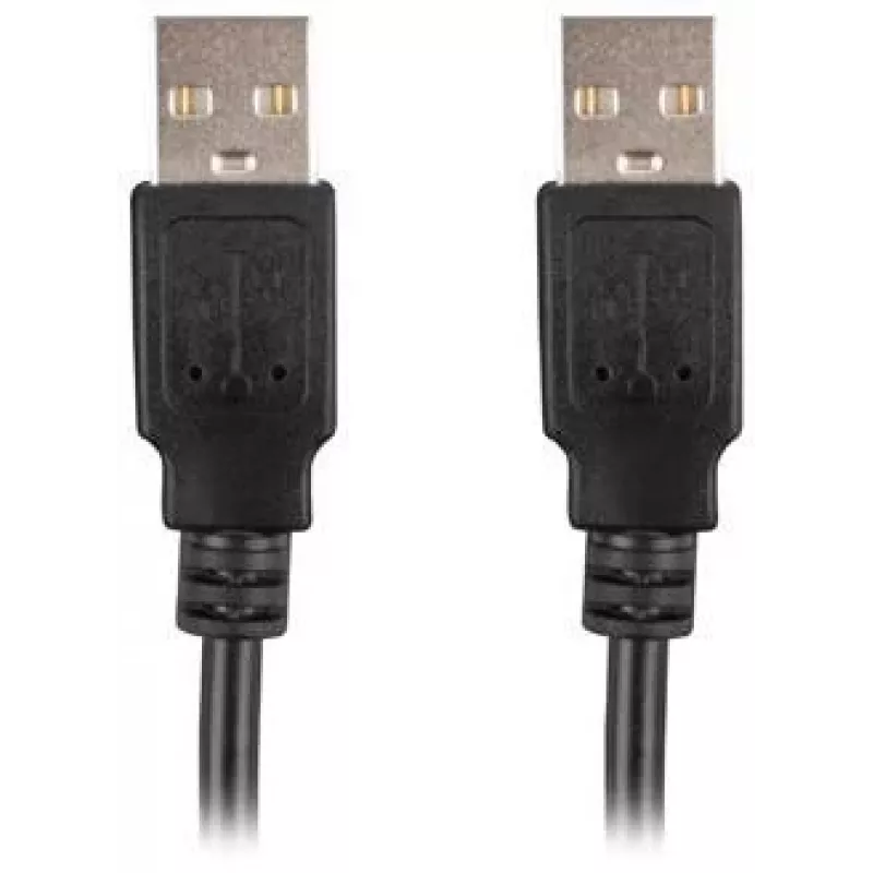 Καλώδιο Lanberg USB-A M/M 2.0 0.5 m, Μαύρο