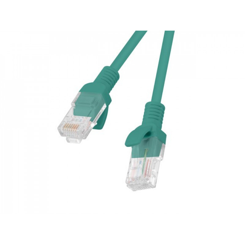 Lanberg PCU6-10CC-0025-G Καλώδιο Patch Cat6 U/UTP 0,25 m, Πράσινο