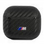 Θήκη BMW BMA3WMPUCA PU Carbon M Collection για Apple AirPods 3, μαύρη