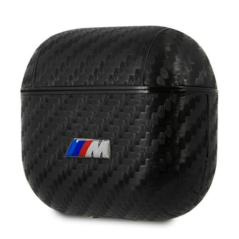 Θήκη BMW BMA3WMPUCA PU Carbon M Collection για Apple AirPods 3, μαύρη