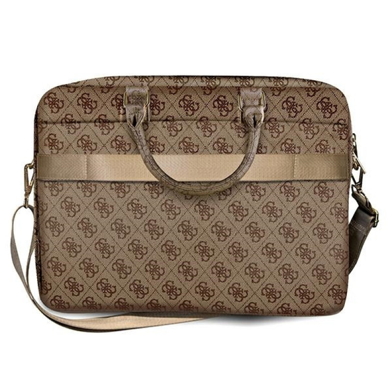 Guess GUCB15G4GFBR 4G Uptown Τσάντα Laptop, 15 ίντσες, καφέ