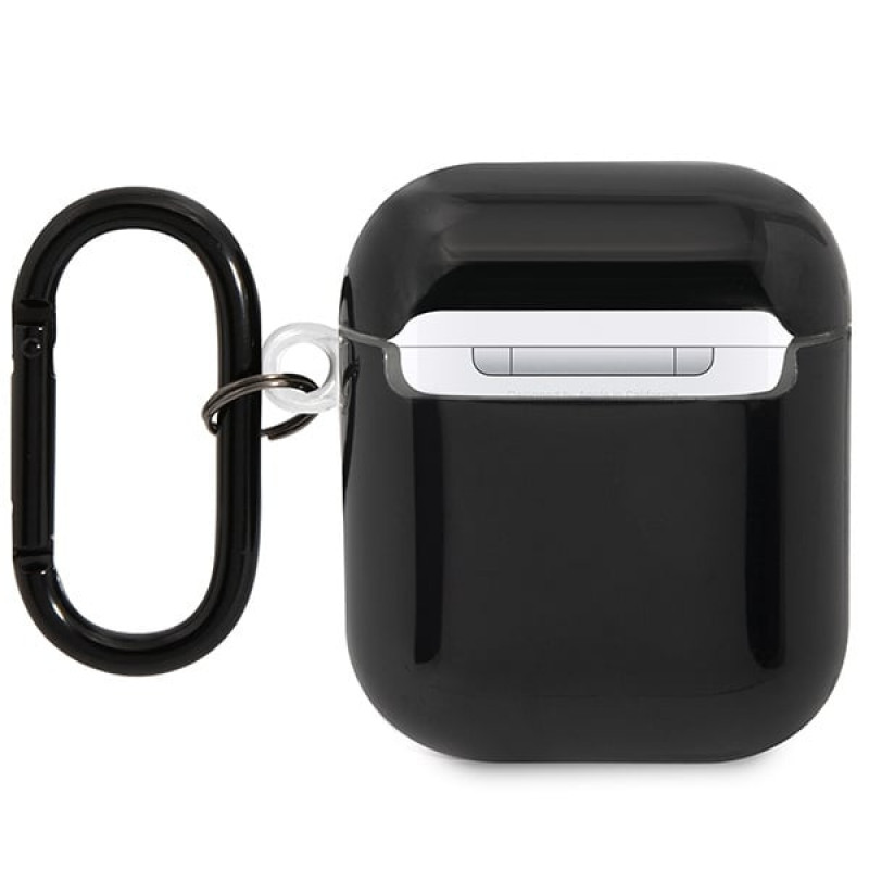 Θήκη BMW BMA222SWTK Multiple Colored Lines για Apple AirPods 1/2, μαύρη