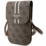 Guess GUWBP4RPSW 4G Stripes τσάντα χειρός, καφέ