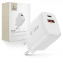 Tech-Protect NCA30 Φορτιστής Τοίχου USB-A, USB-C PD 30W / QC3.0, Λευκός