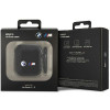 Θήκη BMW BMA2WMPUCA2 Carbon Double Metal Logo για Apple AirPods 1/2, μαύρη