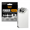 PanzerGlass Fender Προστατευτικό Κάμερας για iPhone Duo, Λευκό