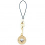 Guess GUCPMHGLD Heart Diamond Charm λουράκι τηλεφώνου με στρας, χρυσό