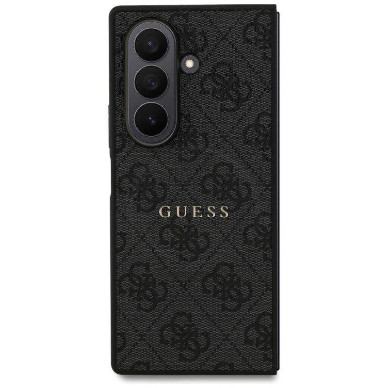 Θήκη Guess 4G Classic MagSafe για Samsung Galaxy Z Fold7, μαύρη