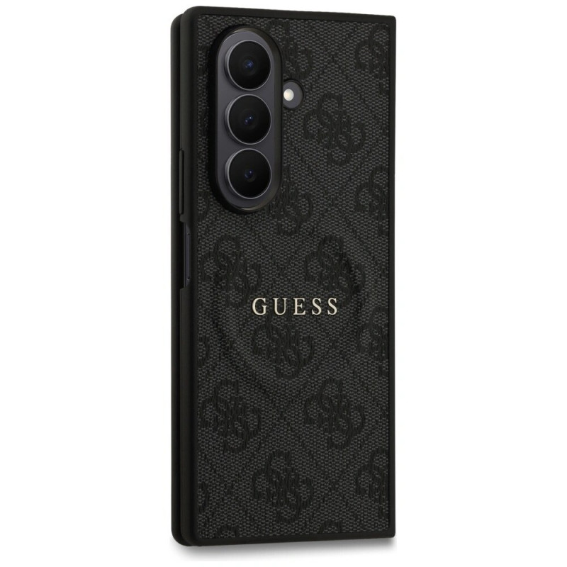 Θήκη Guess 4G Classic MagSafe για Samsung Galaxy Z Fold7, μαύρη