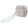 Θήκη Guess 4G Pearl Strap για Apple AirPods Pro 3, ροζ