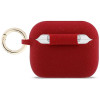Θήκη Guess Silicone Glitter Ring για Apple AirPods Pro 3, φούξια