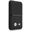 Πορτοφόλι BMW M Carbon Metal Logos MagSafe, μαύρο