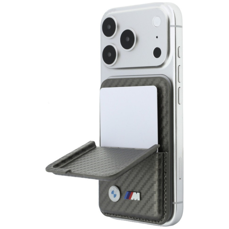 BMW M Carbon Metal Logos MagSafe Πορτοφόλι, ανθρακί