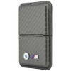 BMW M Carbon Metal Logos MagSafe Πορτοφόλι, ανθρακί