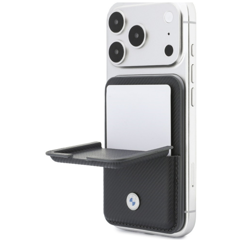 BMW Carbon Metal Logos MagSafe Πορτοφόλι, ανθρακί