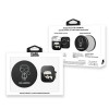 Θήκη σιλικόνης Karl Lagerfeld Ikonik για AirPods 1/2 με power bank 2000 mAh, μαύρη