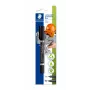 STAEDTLER Lumocolor duo μόνιμος μαρκαδόρος DIY, 2 μύτες, 0.6 mm / 1.5 mm, blister (348-9 BK-1)