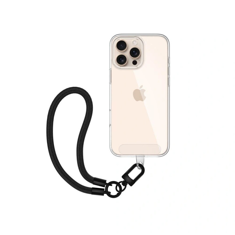 Tech-Protect C3S Rope Wrist Strap, Μαύρο/Μαύρο