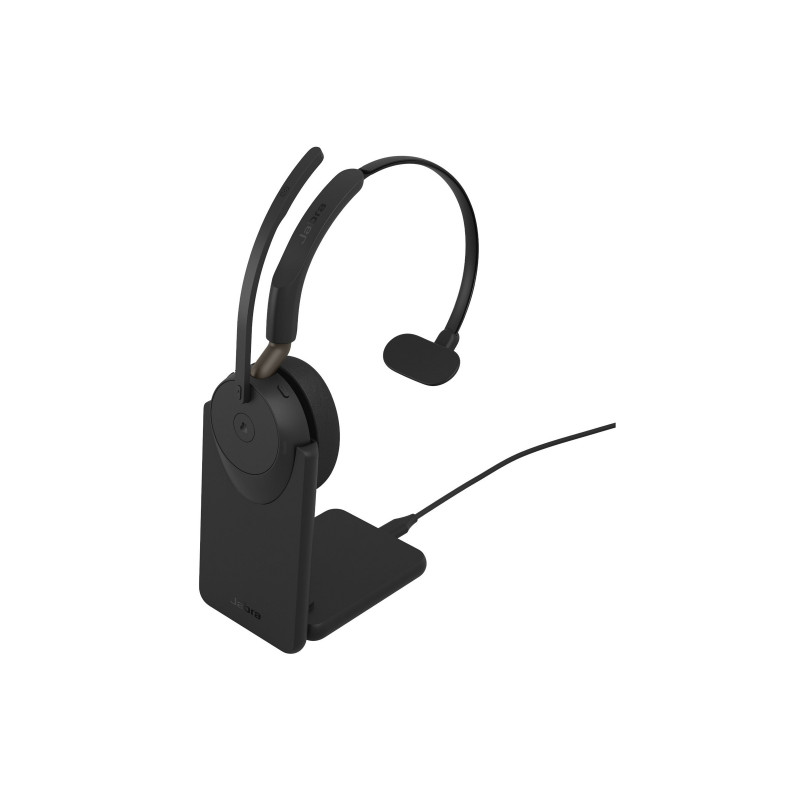 Jabra Evolve3 65 Mono ακουστικά με βάση φόρτισης LINK 390a MS, Bluetooth, on-ear