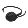 Jabra Evolve3 65 UC Μονοφωνικό Ακουστικό, Link 390c, Βάση Φόρτισης, Μαύρο (36599-889-889)