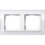 Gira Event Clear Frame 2-Gang 0212723, Λευκό