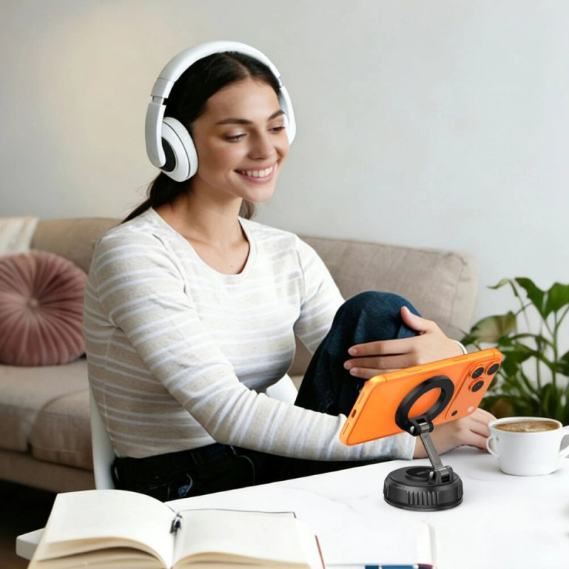 Tech-Protect N61 Μαγνητική βάση αυτοκινήτου MagSafe για παρμπρίζ & ταμπλό, μαύρη