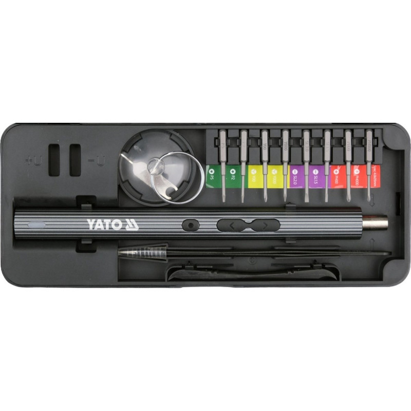 YATO YT-25770 Σετ κατσαβιδιών με μύτες, 3.7 V, 56 τεμ.