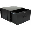 Lanview RAD115BL Αξεσουάρ rack, 6U, 19-inch, οβάλ, 482 mm, 50 kg, μαύρο