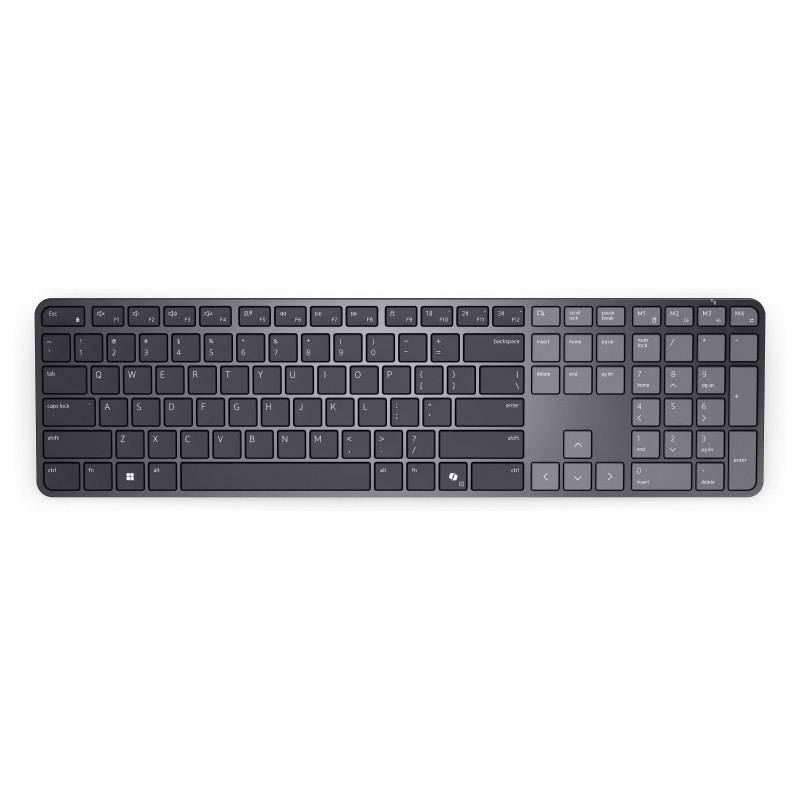 Πληκτρολόγιο Dell Pro 7 Slim Keyboard KB726, Γερμανικό QWERTZ, Γραφίτης