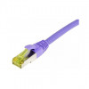 Synergy21 Καλώδιο Patch Synergy 21 S217768 RJ45, CAT6A 500 MHz, 7,5 m, Μωβ, S/FTP (S-STP), TPE/LSZH Ultraflex, AWG26, CAT7 Raw Cable