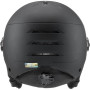 Κράνος σκι UVEX Wanted Visor, 58-61 cm (L), Μαύρο