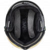 Κράνος σκι UVEX Wanted Visor, 58-61 cm (L), Μαύρο