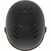 Κράνος σκι UVEX Wanted Visor, 58-61 cm (L), Μαύρο
