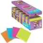 3M Post-it Super Sticky Notes 654SE24P, 76 x 76 mm, 90 φύλλα ανά μπλοκ, 4 χρώματα (Value Pack)